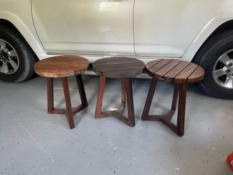 Wood stools