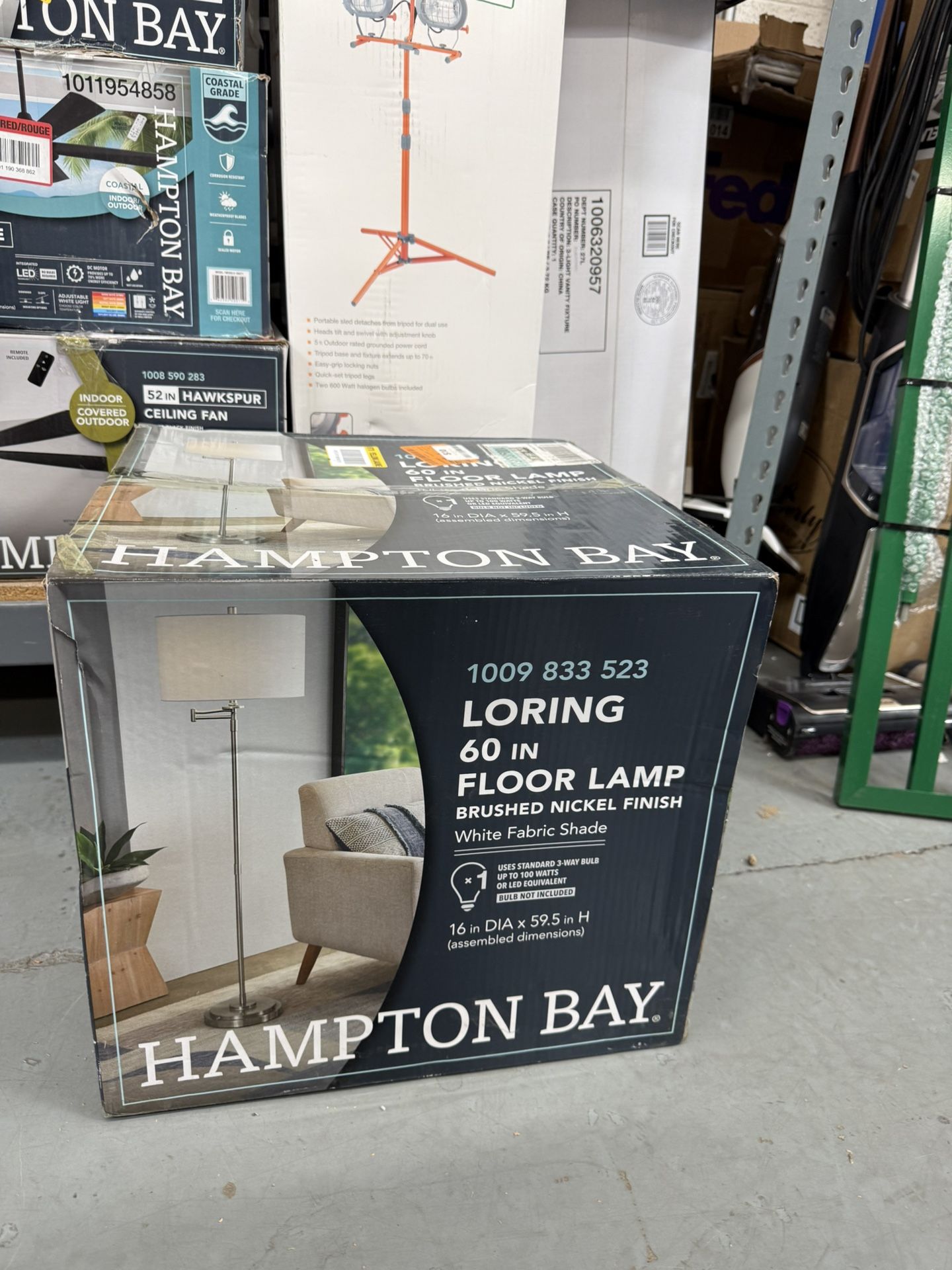 Loring 60in Floor Lamp