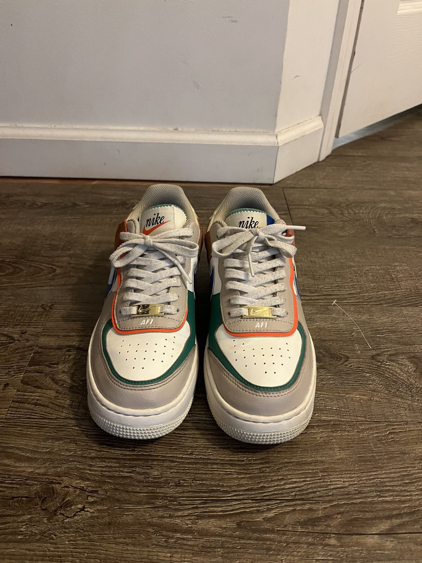 Nike Air Force 1 Shadow Sail Signal Blue Green