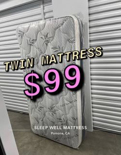 Twin size pillow top mattress