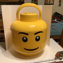 LEGO Collection ORIGINAL SORT & STORE LARGE LEGO HEAD STORAGE CONTAINER SCARCE  Original Lego Large Sort & Store Head.  Approximately 12 inches X 12 i