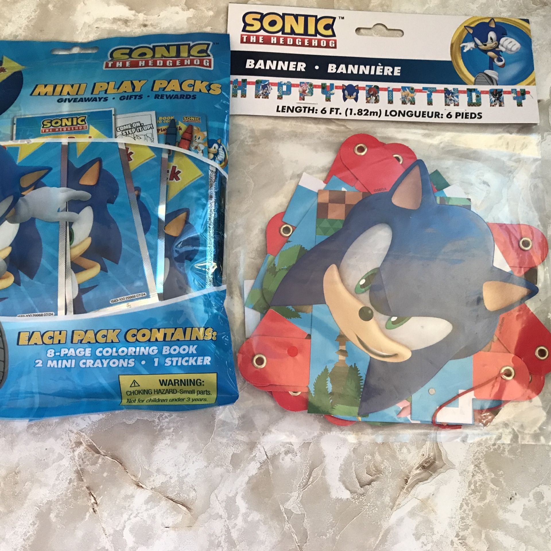 Sonic Birthday Supplies