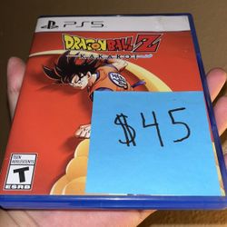 PlayStation 5 Video Game PS5 Dragon Ball Z Katarot Anime Goku Manga