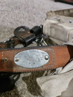 Old school quick release klein belt