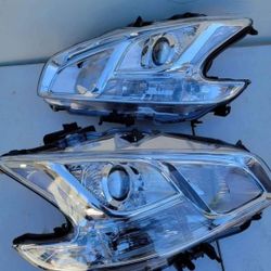 09-14 Nissan Maxima Projector Headlights Luces Calaveras Micas Faros Focos Faroles