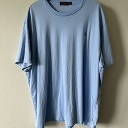 Polo Ralph Lauren Men's Blue T-shirt Size 3XL Big And Tall