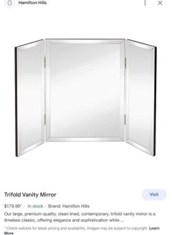 Hamilton Hill Trifold Mirror