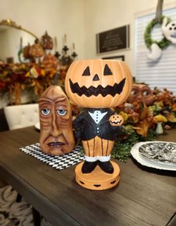 Halloween Standing Jackolantern candy dish