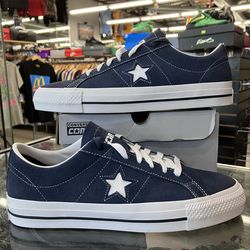 Converse One Star Pro Ox Navy Blue