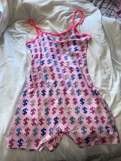 Shein money sign romper