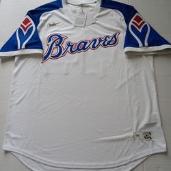 XL, XXL Atlanta Braves Hank Aaron Nike Men's White Home Cooperstown Player Jersey