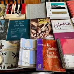 Huge Lot Fashion Design books, textbooks