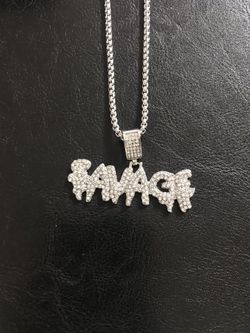 Stainless steel pendant with chain