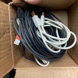 Lot Of 6 USB A To B cables 