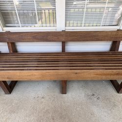 Wooden Bench 
