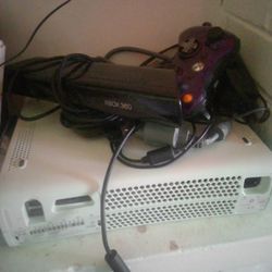 Xbox360 With Controller And Charger