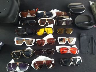 Designer Sunglasses UV Protection Shades Anteojos ~ Varios ~ Carrera Aviators x Square Frame x Retro ~ Unisex