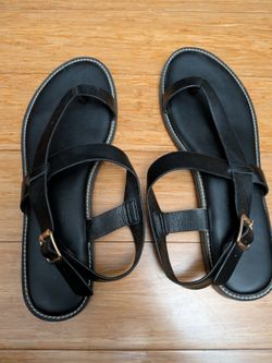 Black Sandals size 8