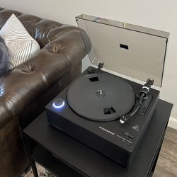 Automatic Record Player Vinyl Turntable Black Bluetooth Mykesonic