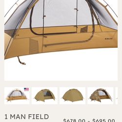 New Kelty 1 Man Field Tent USA