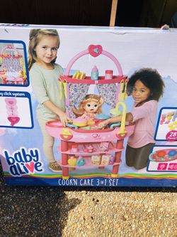 Kitchen set by baby alive