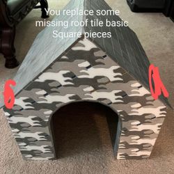 Small Dogs Only Dog House Custom All Tile Custom Built Beautiful Luxury Dog House Kennel