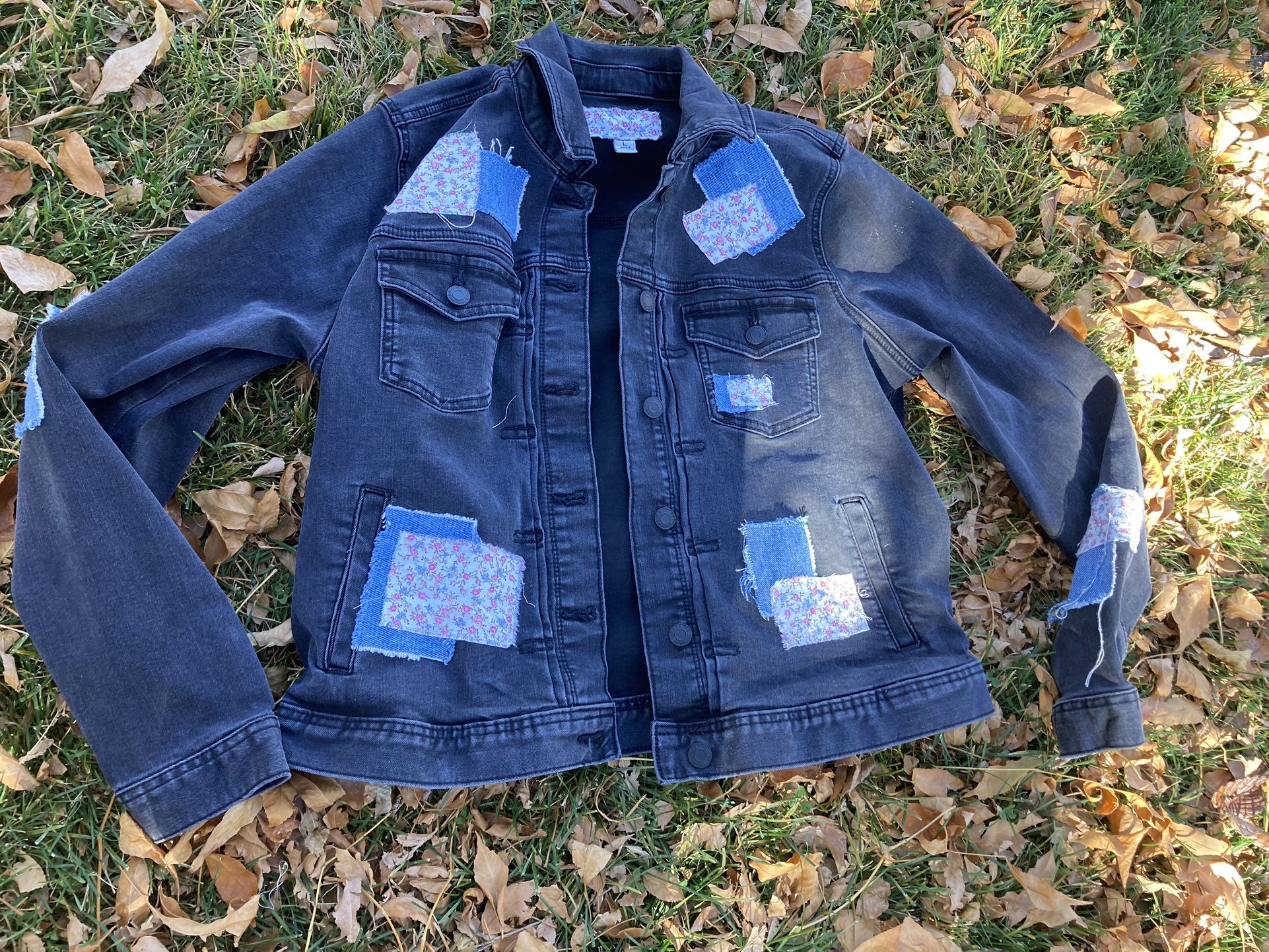 Custom Prince Black Jean Jacket Size L