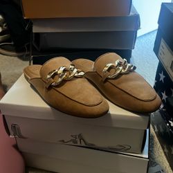 Mule slip ons