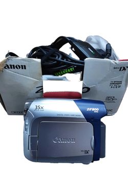 Canon Zr800 A Blue Digital Camcorder