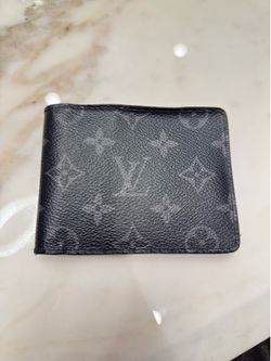 Men’s black monogram Louis  Vuitton wallet