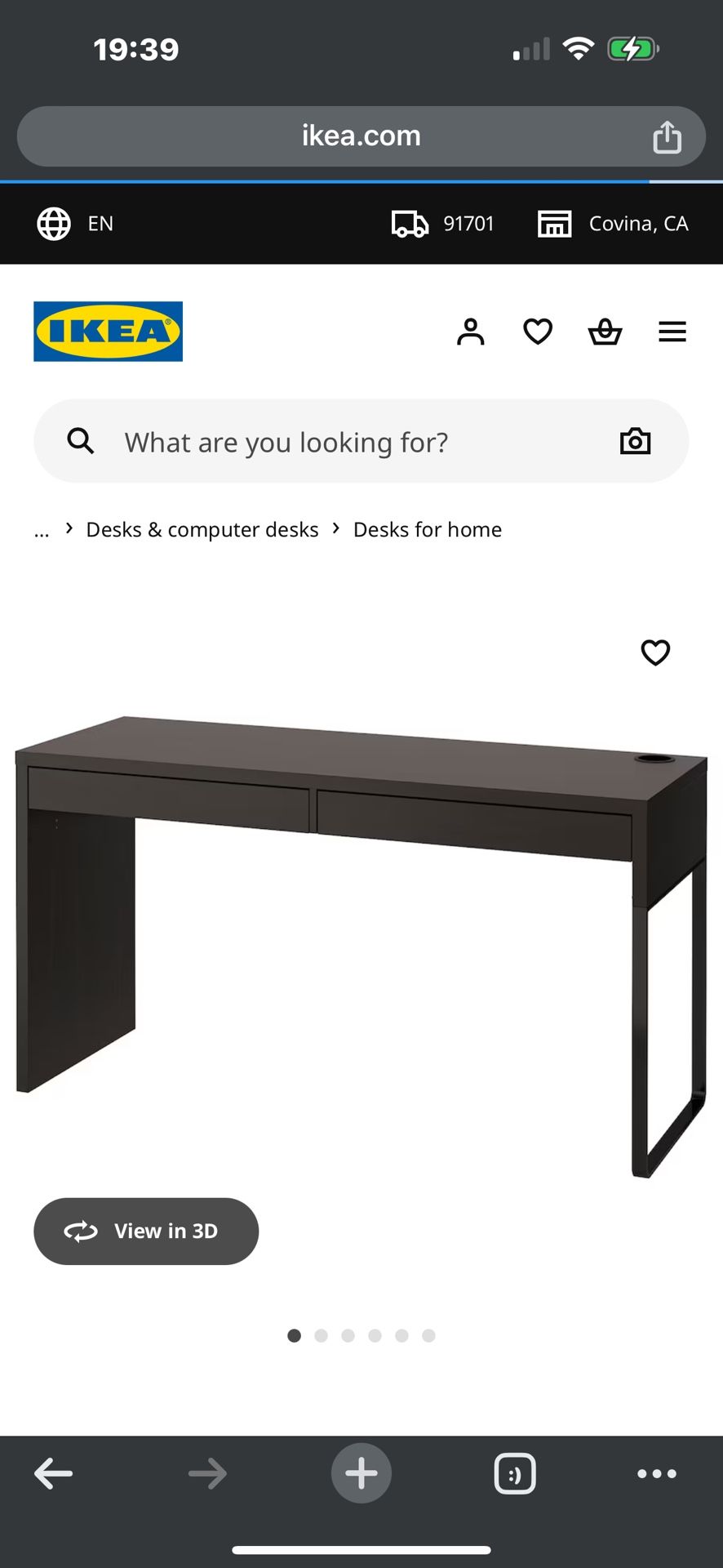 IKEA Table Laptop Desk$15