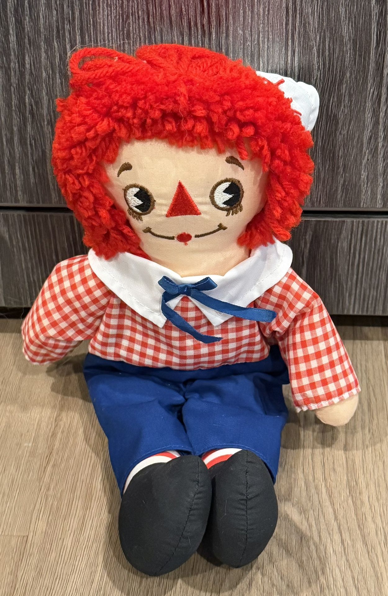 Vintage Hasbro Raggedy Andy Doll 13”