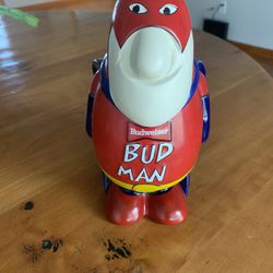 Vintage 1989 Budweiser Bud Man Beer Stein Ceramic Budman Collectors Edition