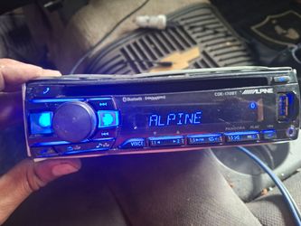STEREO ALPINE CD AUX USB BLUETOOTH PANDORA GOOD CONDICIÓN ABLO ESPAÑOL