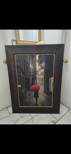 BEAUTIFUL  AND RELAXING EUROPEA PAINT WITH FRAME