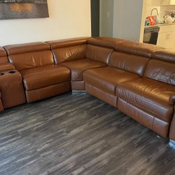 Sectional Leather Sofa 