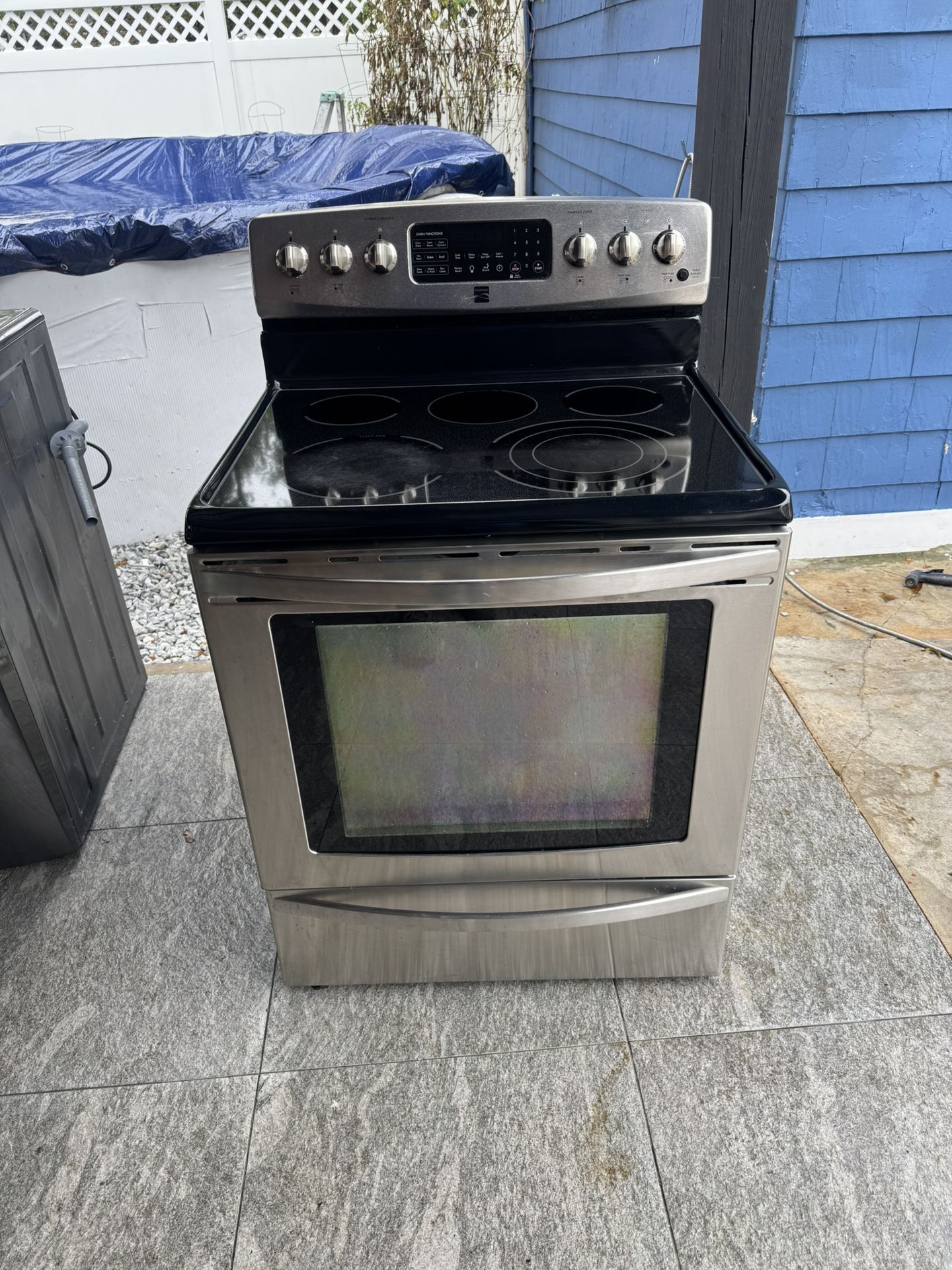 Kenmore Electric Stove Working Perfect Clean One Receipt For 90 Days Warranty 