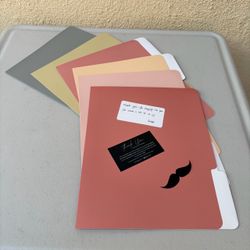 Mr. Pen A4 Letter Size File Folders in Floral Neutral Colors, 180 piece lot