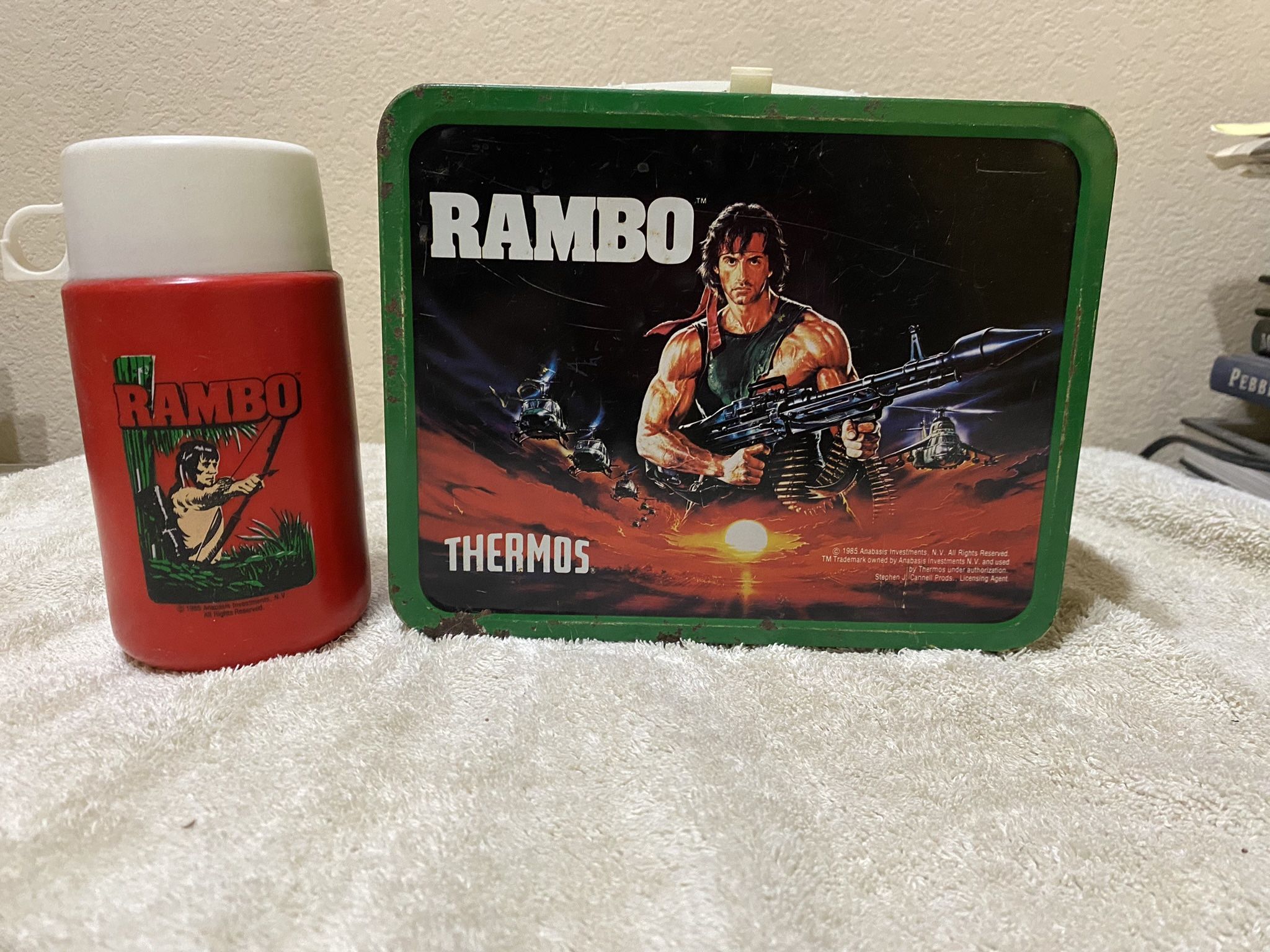 Rambo Lunch Box And Thermos