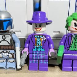 Lego Batman Joker & Jango Fett Star Wars Lot