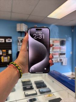 iPhone 15 Pro Max 256GB Physical & E-sim Unlocked Black Color