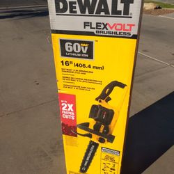 DeWalt 60v Flexvolt 16" Chainsaw,(Tool Only)