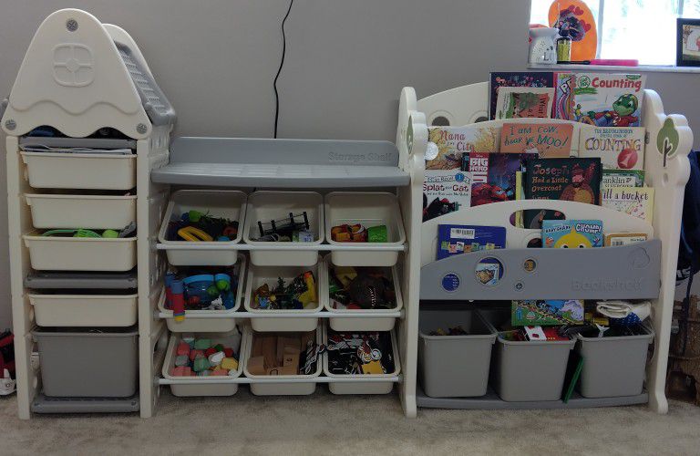 Toddler Library And Toy Storage 