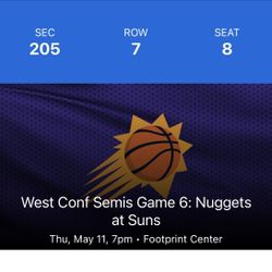 SUNS TICKETS