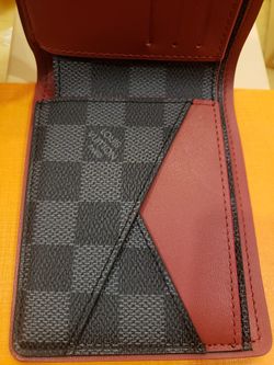 Louis Vuitton Black Red Wallet 