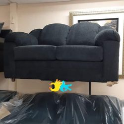 New 2pcs Black Sofa Set For Only $799