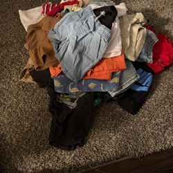 Boys Shorts And A Few T-Shirts