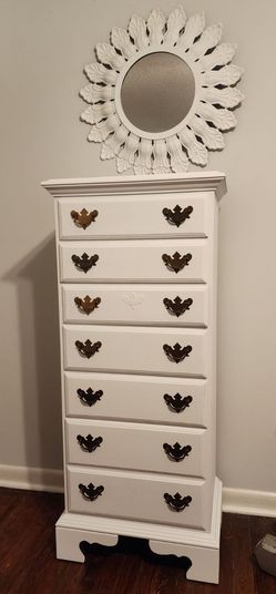 Vintage Tall Lingerie Chest Dresser