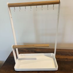 Steel + Wood Jewelry Holder