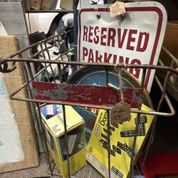 Antique Metal Basket